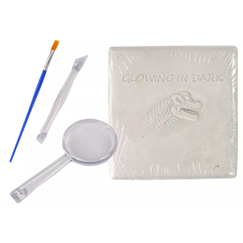 LEAN TOYS Zestaw Archeologiczny Wykopaliska Szkielet Dinozaura 3D Brachiozaur Hologram