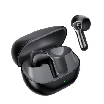 Soundpeats Air6 HS Bezprzewodowe słuchawki douszne Bluetooth z hybrydowym ANC, LDAC, czarne