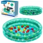Bestway 51141 Nadmuchiwany basen ogrodowy z 50 piłkami, przezroczysty w kropki, 91 cm