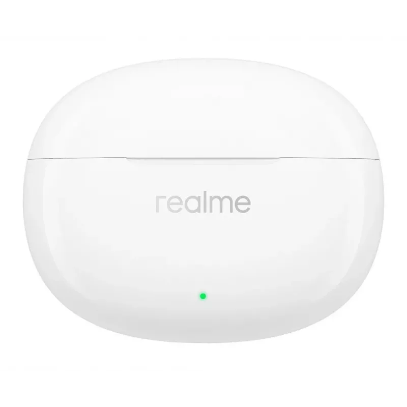 realme Buds T110 Prawdziwie bezprzewodowe słuchawki douszne z baterią 38h, AI ENC, IPX5, Bluetooth 5.4, przetwornikiem basowym 10mm, szybkim ładowaniem USB-C, trybem niskiego opóźnienia, dotykowym sterowaniem, białe
