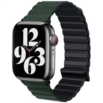 Pasek Beline Magnetic Pro do Apple Watch 38/40/41mm Czarno-Zielony