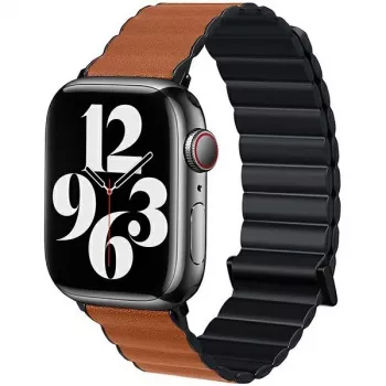 Beline Magnetic Pro Pasek do Apple Watch 38/40/41mm Czarny/Brązowy