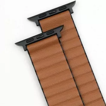 Beline Magnetic Pro Pasek do Apple Watch 42/44/45/49mm Czarny/Brązowy