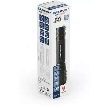 Blaupunkt BT-FL8066 latarka LED z zoomem, 1600 lm (BLAUPUNKTBT-FL8066)