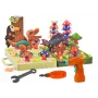 LEAN TOYS 3D Puzzle Konstrukcyjne DIY Dinozaury z Wiertarką