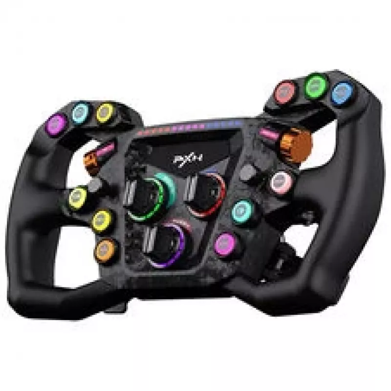 PXN GT ONE Kierownica wyścigowa z zestawem 3 pedałów i dźwignią zmiany biegów 6+1 do PC, PS3, PS4, Xbox One, Xbox Series X/S, Switch