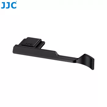 JJC Podpórka pod kciuk do aparatu Fujifilm X-M5 – uchwyt na stopkę ISO ze stopu aluminium, czarny