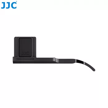 JJC Podpórka pod kciuk do aparatu Fujifilm X-M5 – uchwyt na stopkę ISO ze stopu aluminium, czarny