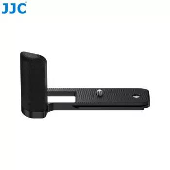 JJC HG-GFX100RF Czarny metalowy uchwyt do Fujifilm GFX100RF / GFX100S / GFX100 II z płytką Arca-Swiss