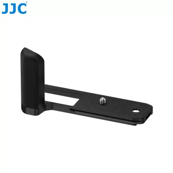 JJC HG-GFX100RF Czarny metalowy uchwyt do Fujifilm GFX100RF / GFX100S / GFX100 II z płytką Arca-Swiss