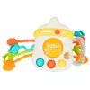 LEAN TOYS Zabawka sensoryczna gryzak grzechotka dla niemowląt Butelka 3w1