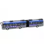 LEAN TOYS RC Autobus policyjny przegubowy zdalnie sterowany światła szary 1:32
