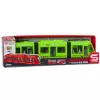 LEAN TOYS City Metro Tram z otwieranymi drzwiami, światłami i dźwiękami, zielony, 1:16