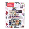 LEAN TOYS Zabawkowa kuchnia dla dzieci z wodą, parą, światłem i dźwiękiem, 33 akcesoria, wielokolorowa