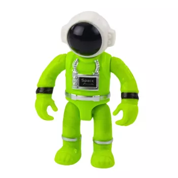 LEAN TOYS UFO Statek kosmiczny z figurką astronauty, światła i dźwięki, zielony