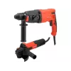 YATO 900W SDS+ Wiertarka udarowa i Szlifierka kątowa 125mm 750W Zestaw