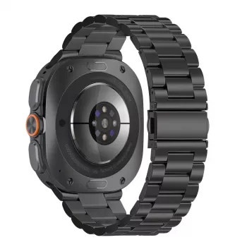 TECH-PROTECT Stalowa bransoleta do zegarka Samsung Galaxy Watch Ultra 1/2 47mm Czarna