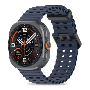 Tech-Protect Iconband Pro Silikonowy pasek do zegarka Samsung Galaxy Watch Ultra 1/2 47mm Niebieski