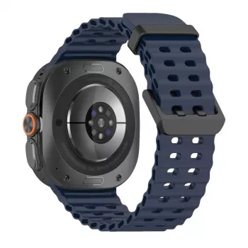 Tech-Protect Iconband Pro Silikonowy pasek do zegarka Samsung Galaxy Watch Ultra 1/2 47mm Niebieski