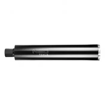 NEO TOOLS 82 mm wiertło koronowe diamentowe do GRAPHITE 58G540, 470 mm długość robocza, gwint UNC 1 1/4 cala, segmenty spawane laserowo, wiercenie na mokro