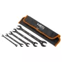 NEO TOOLS Super cienkie dwustronne klucze płaskie, 4 w 1, 6-27 mm (20 rozmiarów), zestaw 5 szt.
