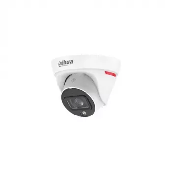 Dahua IPC-HDW1439T1-A-LED-0280B-PRO 4MP Full-Colour Warm LED Turret Network Camera z wbudowanym mikrofonem, 2,8 mm stała soczewka, IP67, PoE