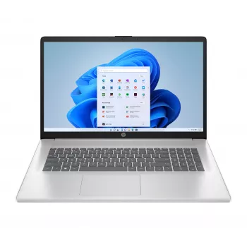 HP 17 Laptop - Intel Core 7 150U, 17,3 inch FHD IPS, 24GB RAM, 2TB SSD, Windows 11 Home, Natural Silver
