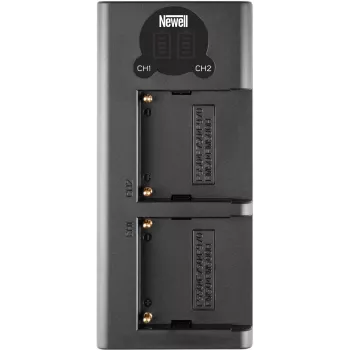 Newell DL-USB-C ładowarka dwukanałowa do akumulatorów NP-F550/770/970 (NL2120)