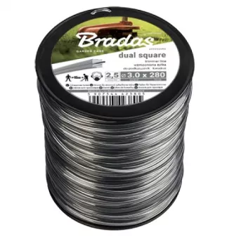 Bradas ZRK2725KG Drut wiążący do roślin z wbudowanym nożykiem, 25 m, 2,7 mm, stal powlekana PVC, zielony