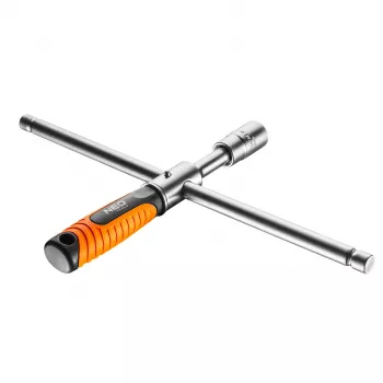 NEO TOOLS Krzyżowy klucz do kół 17 x 19 mm | Stal chromowo-wanadowa