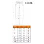 NEO TOOLS 81-227-XXXL Spodnie robocze ochronne szary/czarny XXXL