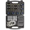 NEO TOOLS TOP-11-263 Zestaw do testowania zwrotek wtryskiwaczy Common Rail do silników Diesla, zestaw diagnostyczny do 6 cylindrów z adapterami i walizką