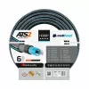 CELLFAST HOBBY ATS 1 Wąż ogrodowy 10 m – 1/2 cala 3-warstwowy anty-skrętny PVC, wytrzymałość 20 bar, odporny na UV i glony, zielony/żółty