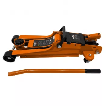 NEO TOOLS 11-733 Podnośnik hydrauliczny podłogowy 2,5 T niski profil, podwójny tłok, szybkie podnoszenie
