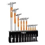 NEO TOOLS Klucze do nakrętek z rączką poprzeczną 2-10 mm, zestaw 10 szt. w stojaku