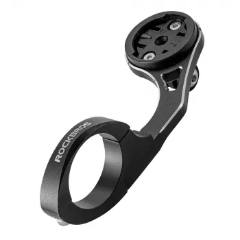 Rockbros FK-301 2-w-1 uchwyt rowerowy na kierownicę - licznik rowerowy i kamera akcji/latarka - czarny