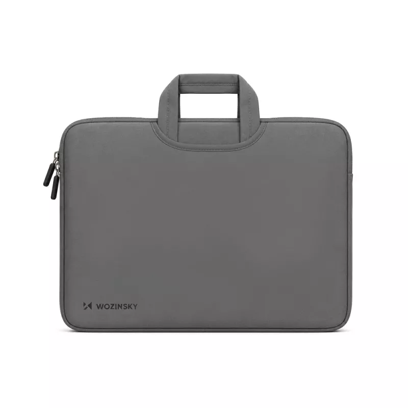 Wozinsky WNT-15G 15,6 cala Neoprenowa pokrowiec na laptopa z ukrytym uchwytem - szary