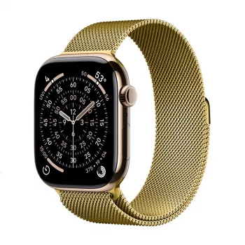 Crong Milano Steel Pasek ze stali nierdzewnej do Apple Watch 38/40/41/42 mm złoty