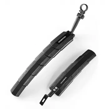 ROCKBROS FK-810 Składany teleskopowy zestaw błotników rowerowych - czarny