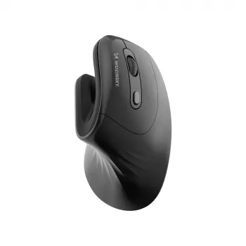 WOZINSKY WWM-1076 Ergonomic Vertical Wireless Mouse, 3600 DPI, Black