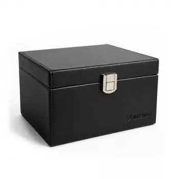 Wozinsky WPB-R16 RFID Signal Blocking Keyless Key Box z przegródkami 16x12x9 cm - Czarny