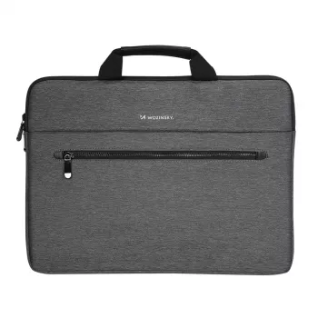Wozinsky WTL-15 15,6 cala torba na laptopa z uchwytem i metalowym zamkiem - szary