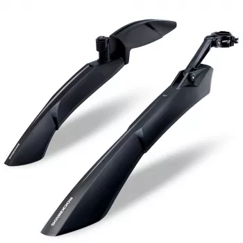 ROCKBROS FK-870 Zestaw błotników rowerowych z szybkim montażem, regulowany - Czarny