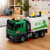 LEAN TOYS Zamiatarka uliczna z funkcją wody, światłami i dźwiękami 1:14