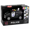LEAN TOYS Samochód policyjny Pojazd specjalny w skali 1:32, czarny, ze światłami i dźwiękami