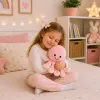 LEAN TOYS Pluszowa Ośmiornica Przytulanka z Elastycznymi Mackami Różowa 50 cm