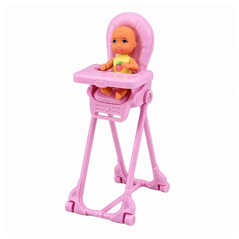 LEAN TOYS Anlily Zestaw lalek Mama i Bliźniaki z akcesoriami