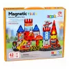 LEAN TOYS Magnetyczne Klocki Konstrukcyjne Straż Pożarna 42 elementy