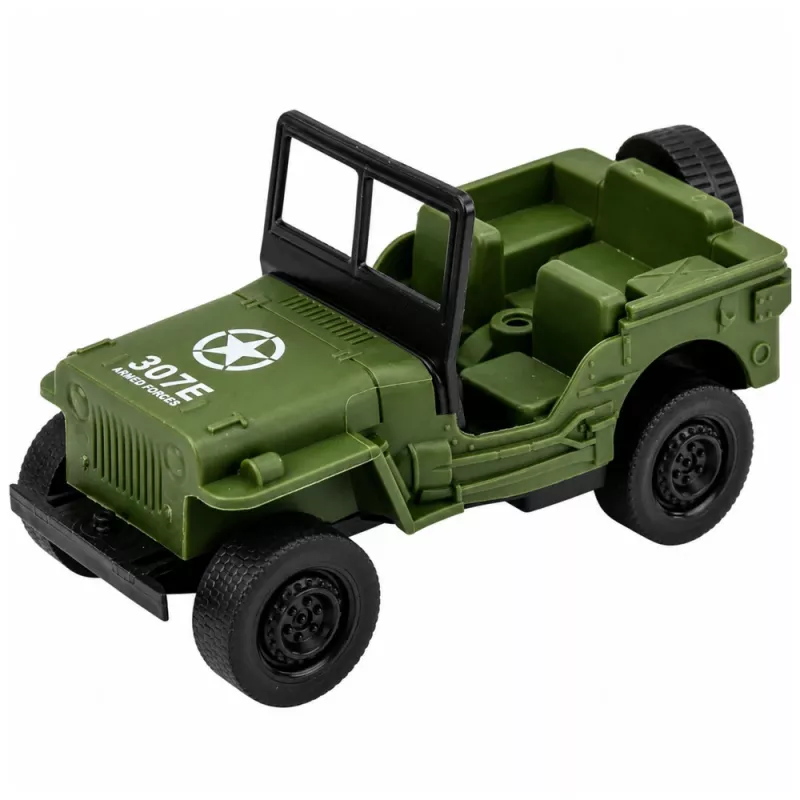 LEAN TOYS Zestaw wojskowy Żołnierze Pojazdy Baza wojskowa Wieża Figurki 46 szt.
