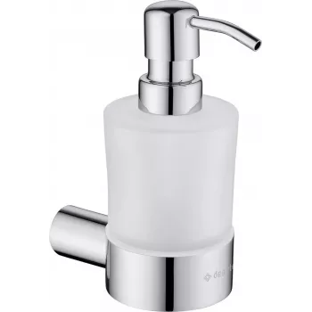 DEANTE ADR_0421 Dozownik mydła naścienny ręczny do systemu mydła w płynie Tork S1, 1000 ml, biały ABS